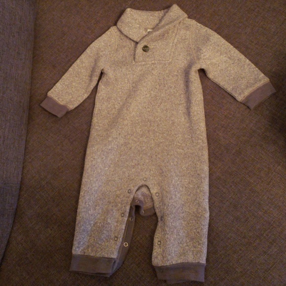 Old Navy Other - Old Navy Baby Boy Shawl-Collar Knit One-Piece